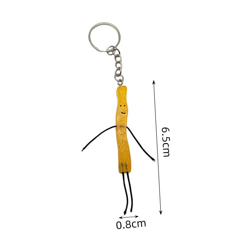 Cartoon Resin  Keychain Bag Pendant Student Couple Backpack Decorations Festive Supplies Creative Gift