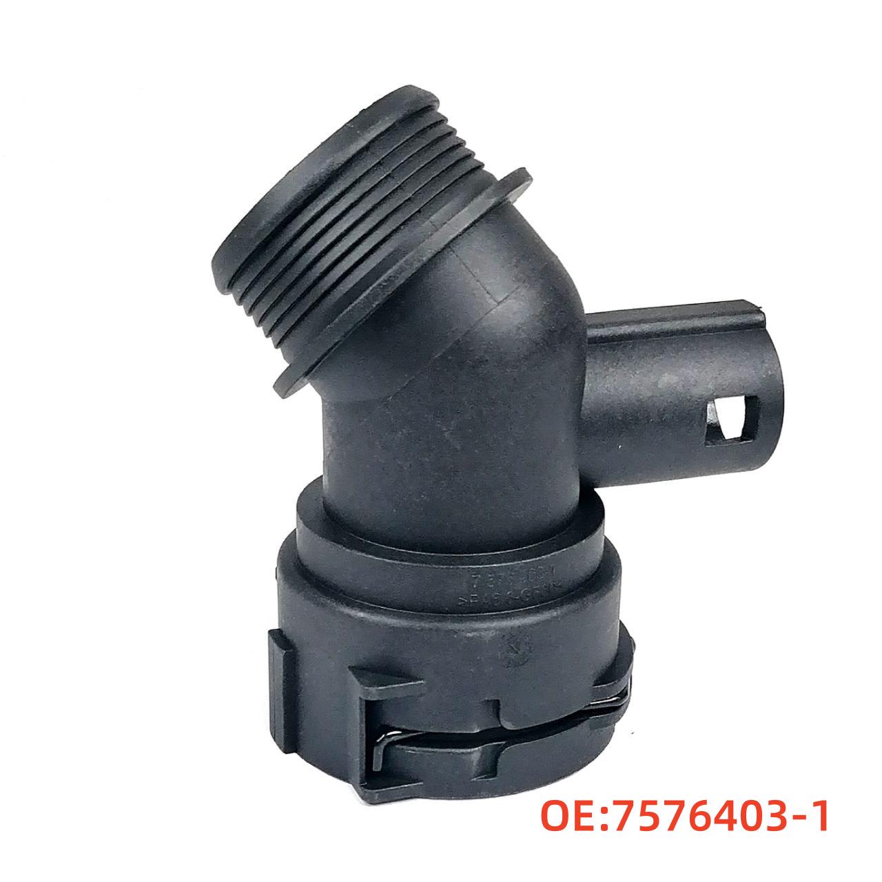 BMW Coolant Hose Connector: Model 7576403-1 Compatibility 7576403-1