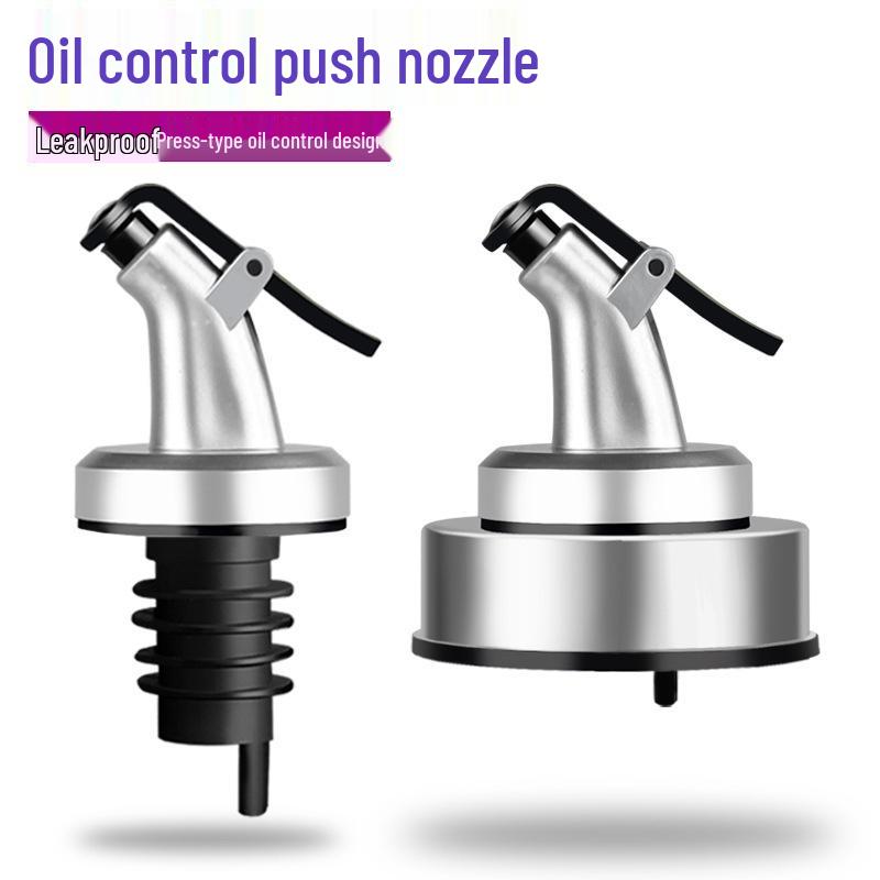 Dustproof Oil Nozzle & Bottle Spout: Wine, Soy Sauce, Vinegar & Condiment Stopper Pourer