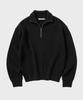 NONBLANK Loose Fit Half Zip Collar Knit_Black