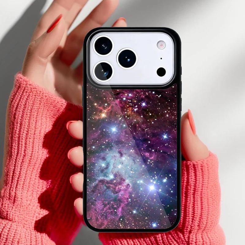 Outer Space Phone Case for iPhone 17 Air 16e 15 14 13 Pro Max Back Cover for 12 11 Pro Coque