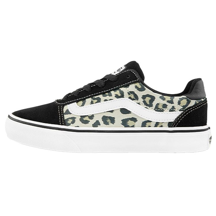 Vans Ward Deluxe Canvas Versatile Comfortable Low Top Skate Shoes Women sneaker Black VN0A3TLAA2S