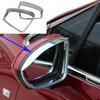 For Chevrolet Cruze 2017 2018 Chrome Rearview Mirror Rain Eyebrow Reflective Side Mirrors Rain Visor Cover 2PCS Car Accessories