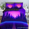 Retro Duvet Cover Set Vintage Give Me Back 80s Pattern Bedding Set Microfiber Queen King Size Quilt Cover 3Pcs For Teens Adult