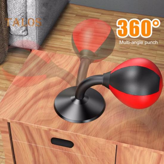Desktop Punching Bag with Suction Cup Heavy Duty Stress Relief Boxing Speed Ball Kids Adults Reaction Speed Training Boxing Bag Home Office Desk Toy