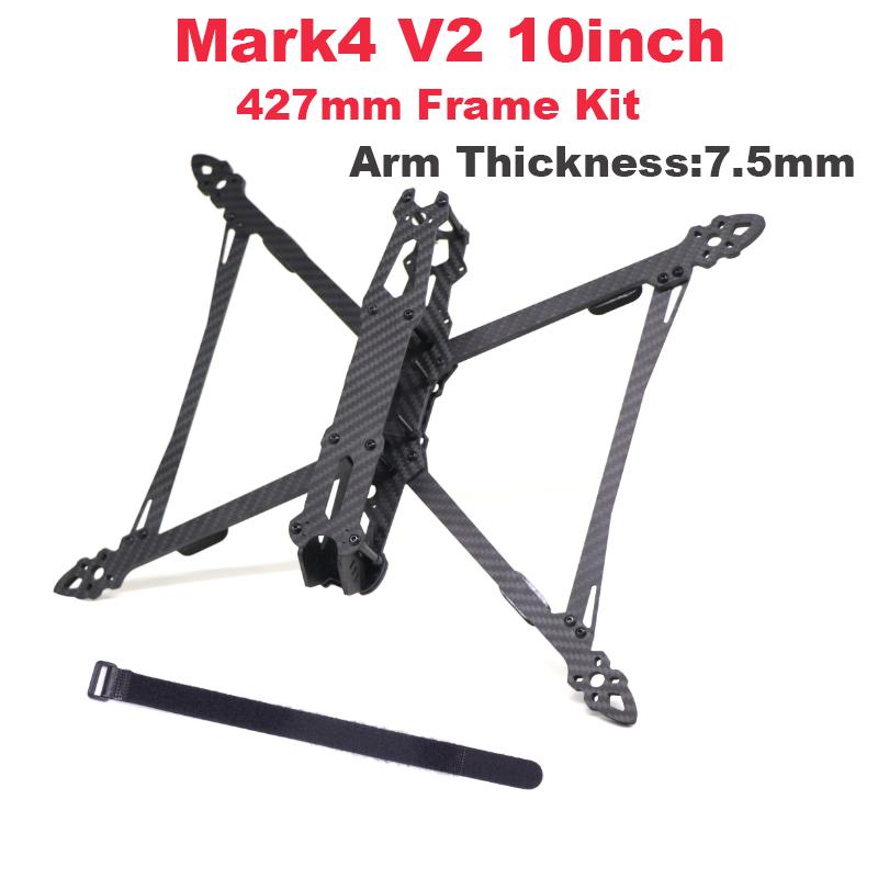 Mark4 V2 10inch FPV Frame Combo Set F405 V3S FC 60A 4-in-1 ESC 3115 900KV Motor Propeller ELRS for RC FPV Freestyle Racing Drone
