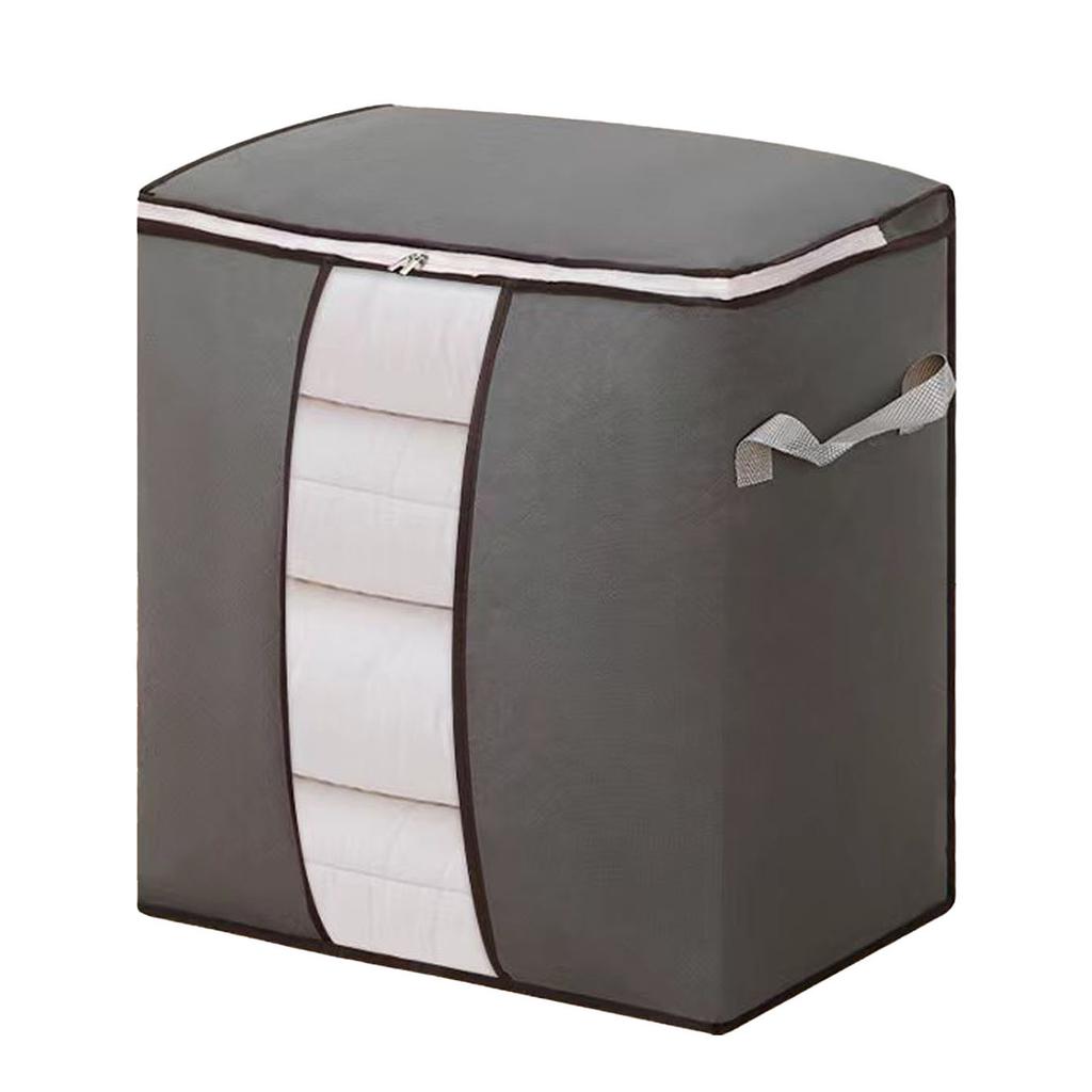 Clothes Storage Bag Thickened Nonwoven Reusable Dust Proof Large Capacity Multifunctional Double Zippers Clothes