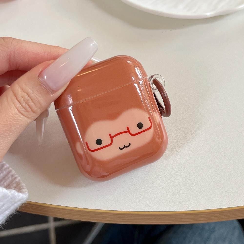 ins Korean monkey puppy expression applies to airpods4 earphone case pro3 new airpodspro2 protective case 3rd generation Apple wireless bluetooth