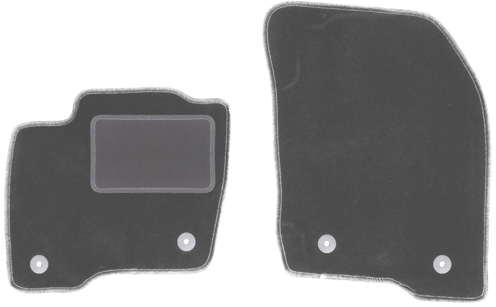 Front car mats: Ford S-MAX MK2 minivan (2015-)