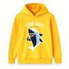 Kids Boys Girls Hoodie, Cool Shark Stay Cool Print Casual Pullover Hooded Sweatshirt for Daily Wear