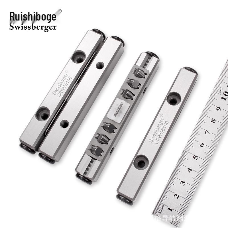 Ruishibo Anti-Creep CRWG6 Crossed Roller Bearing Guide Rail Replacement Slide Rail THK/IKO Compatible
