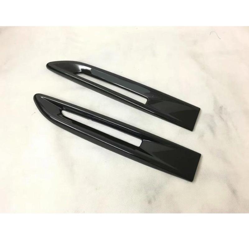 For Jaguar F-PACE FPace 2016 2017 2018 Car Styling Front Machine Side Fender Vent Air Outlet Trim 2pcs