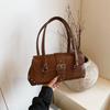 Lock bag women's new fashionable foreign style texture simple women's shoulder bag high sense