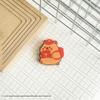 Capybara Acrylic Double-Sided Multifunctional Clip Folder with Sticky Note Holder