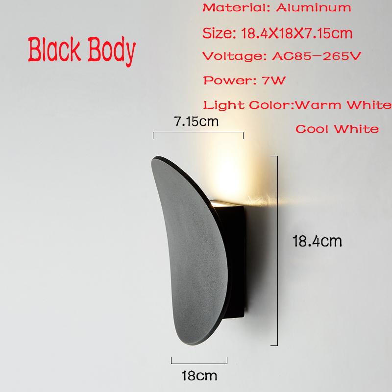 Indoor LED Wall Lamp  Aluminum Living Room Decoration Wall Light Home Lighting Loft Stair Light AC85-265V