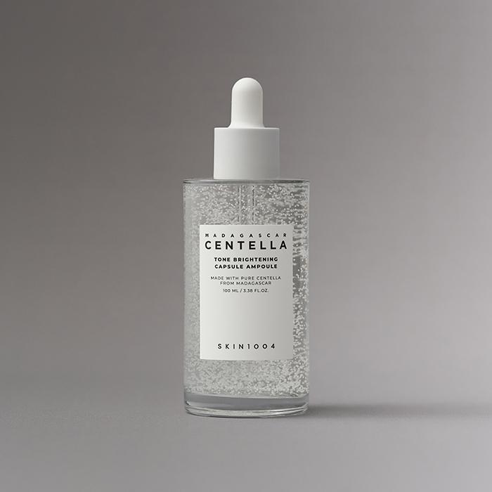 Skin1004 Madagascar Centella Tone Brightening Capsule Ampoule – Vegan, Radiance-Boosting Serum with Niacinamide & Centella Asiatica, Korean
