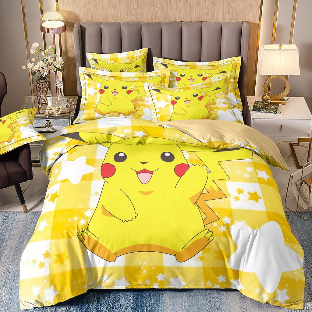 3D Printed Quilt Cover Three-Piece Set Four-Piece Set Children'S Cartoon Duvet Cover
