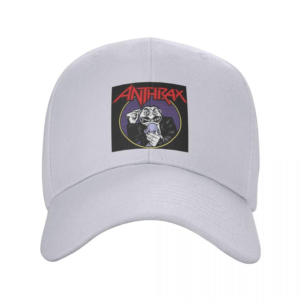 Anthrax Music Band Logo Baseball Caps Snapback Men Women Hats Adjustable Cap Sports Baseball Hat Casquette
