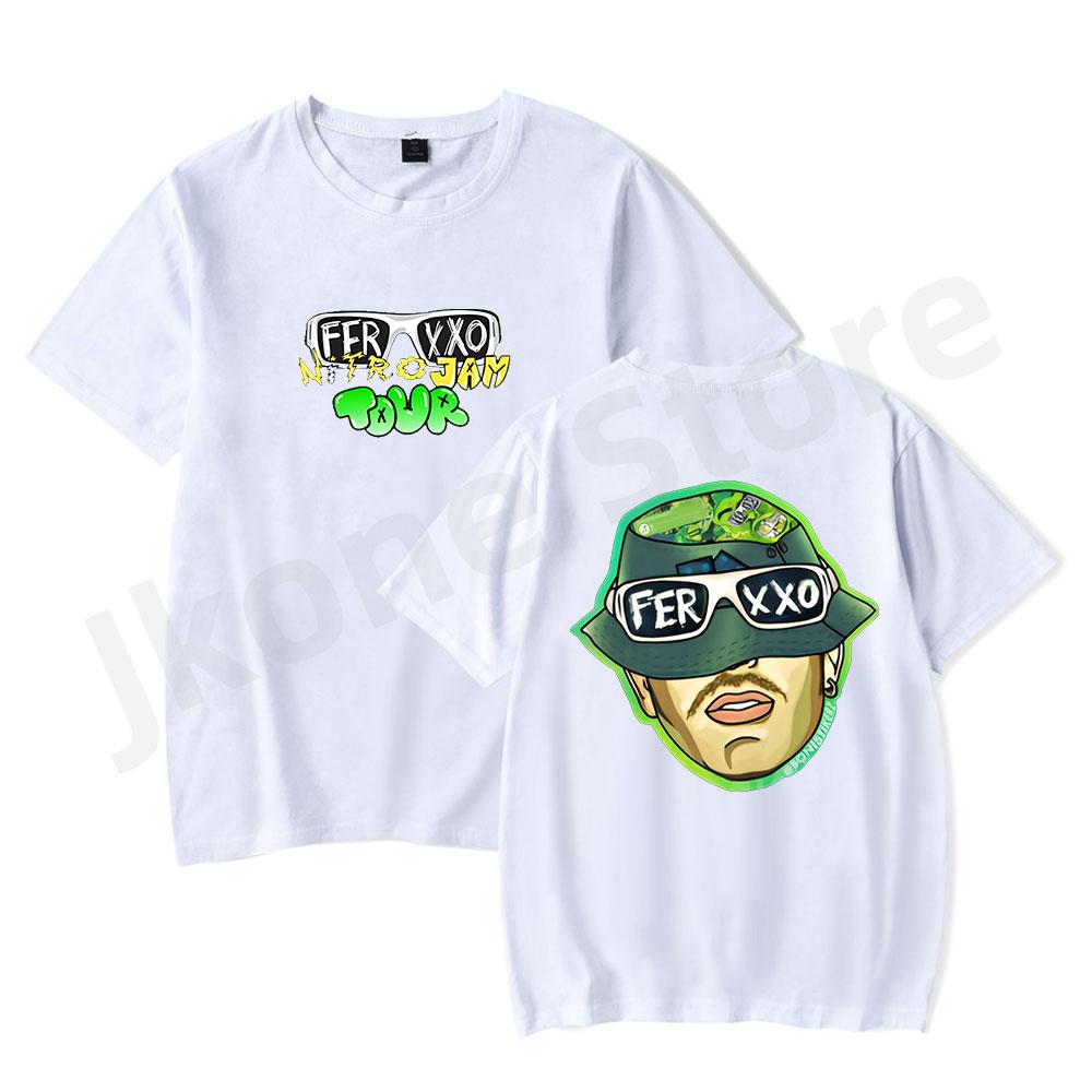 

Feid Ferxxo Nitro JAM Tour Tshirts New Logo Merch Tee Women Unisex Fashion Casual Rapper Short Sleeve S