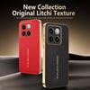 For Xiaomi 14 14 Pro 14 Ultra 14T Premium Electroplated Lychee-textured Phone Case That’s Shockproof and Fingerprint-resistant