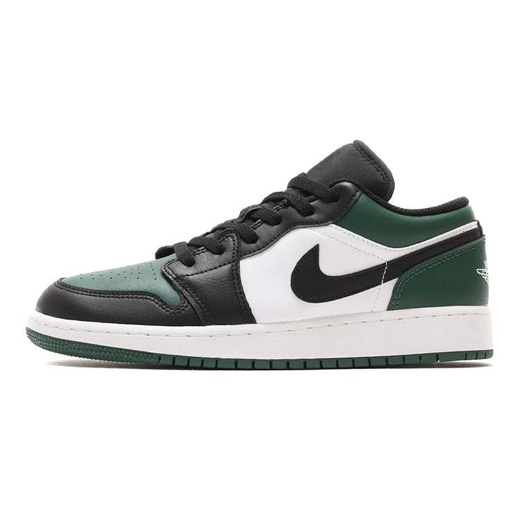 Jordan 1 Low GS Green Toe 553560-371 36