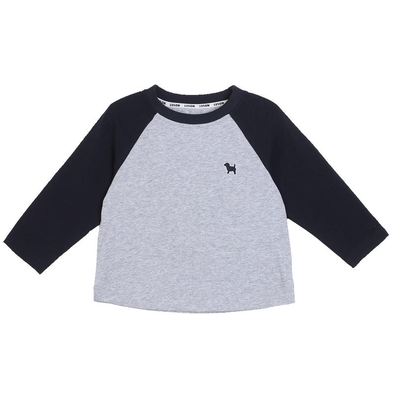 LUSON Chen Dazhuo Boy s Long Sleeve Striped Raglan T-shirt 90