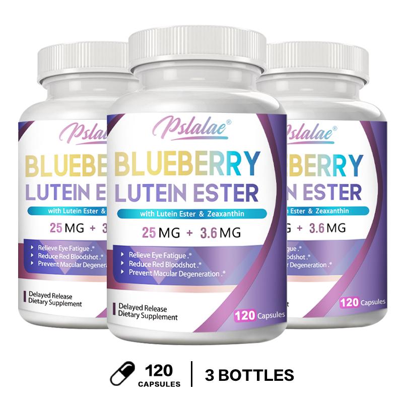 Pslalae 25mg Blueberry Extract and 3.6mg Lutein Esters with Zeaxanthin - Eye Health