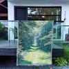 Landscape Throw Blanket Home Decoration Aesthetic Tapestry Outdoor Camping Blanket Sofa Cover Nap Bed Cover Picnic Tablecloth