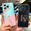 6.7" For Honor 400Lite ABR-NX1 Clear Back Cover For Honor 400 Lite Case Luxury Fashion A-Z Letters Crown Soft TPU Bumper Funda
