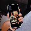 Ramen Sushi Samurai Tattoo Cat Phone Case For Samsung Galaxy A52 A32 A22 A12 A51 A31 A50S A30S A20S A10S Note 20 Ultra 10 Plus S