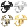 1Pc Car Styling 3D Scorpion Metal Chrome Zinc Alloy Adhesive Emblem Badge Sticker Decal for Abarth 500 600 124 125 595 Egea