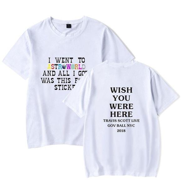 Buy Fashion Hip Hop Astroworld T-Shirts 