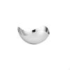 PetalShaped Fruit Tray MirrorPolished Stainless Steel Bowl Decorative Serving