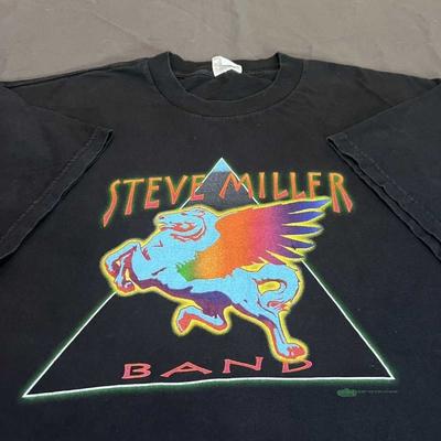 Vintage Jaren 90 1997 Steve Miller Band Promotie Tour Voor Fan Alle Maten S tot 5XL T-shirt Unisex T-shirt