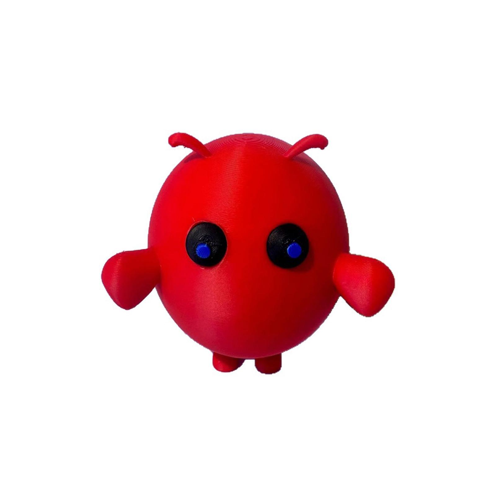 

3D Printed Round Character Figurine Cute Chubby Design Decorative Collectible Desktop Ornament Modern Style