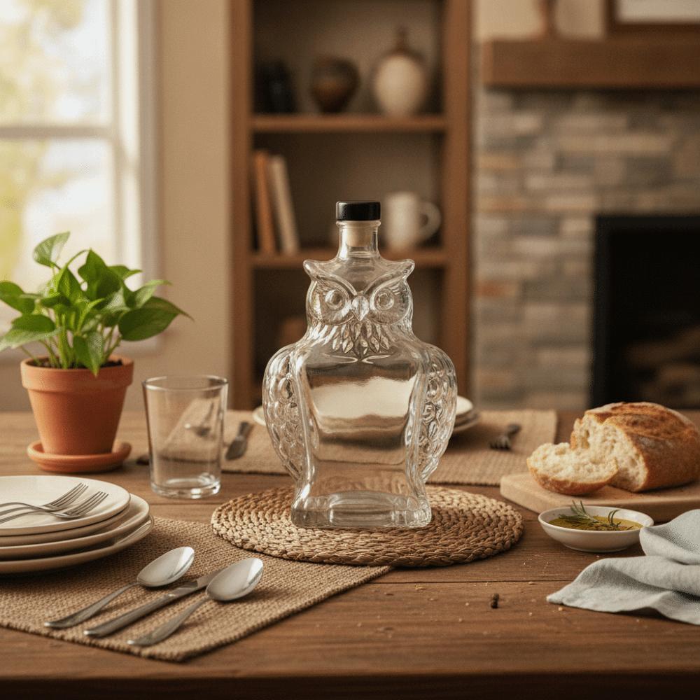 350 ML Animal Wine Dispenser Vintage Wine Bottle Funny Owl Shape Wine Decanter  Dinner Party