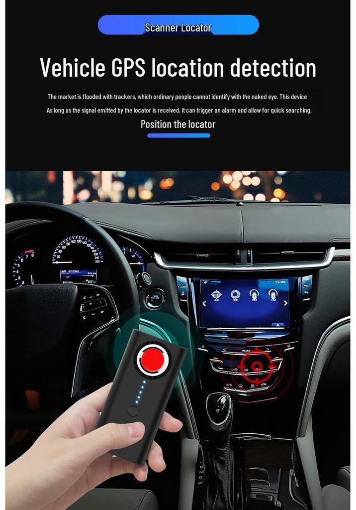 T1 Kamera- & GPS-Tracking-Detektor - Hotel Anti-Spanner Scanner