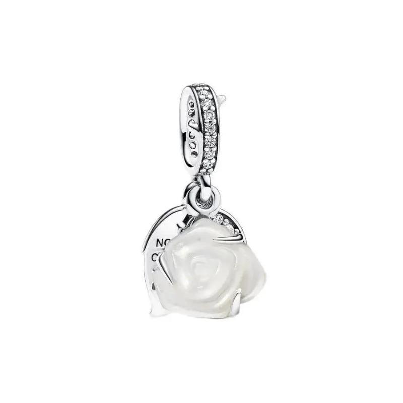 New Daisy Flower Spacer Charms Copper Pink Blossom Butterfly Heart Bird Beads For Necklace Diy Bracelet Jewellery