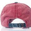 Classic Appliqué Colorblock Baseball Cap Fashionable Outdoor Visor Pure Cotton Hat