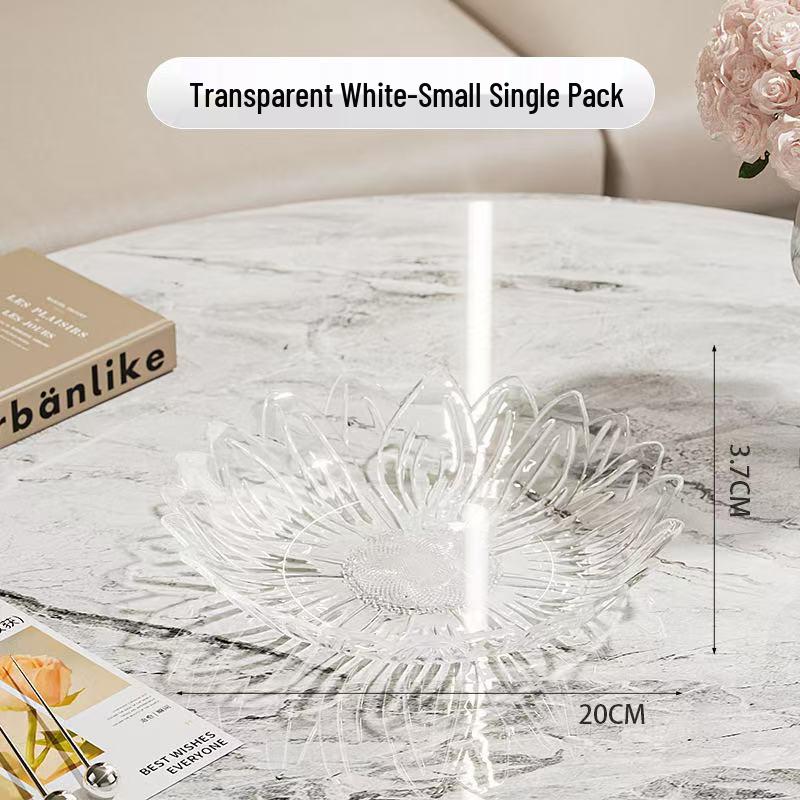 Luxury Minimalist Three-Tier Fruit and Snack Display Plate for Hotel and Home Décor