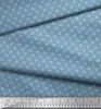Soimoi Japan Crepe Satin Fabric Swimming Ring Small Printed Craft Fabric by the metre 42 Inch