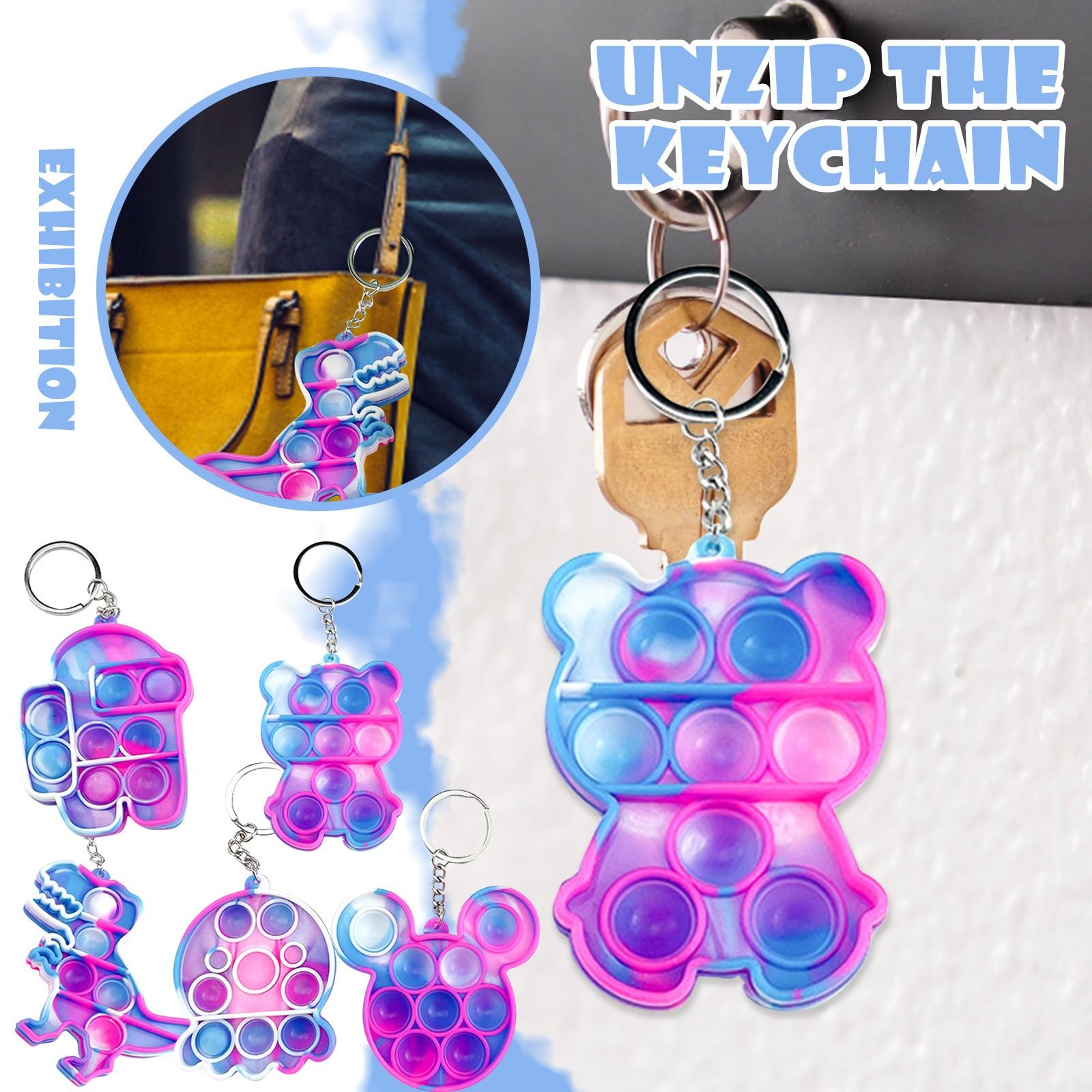 

5 шт. Силиконовая настольная игрушка-головоломка для сенсорной декомпрессии