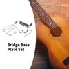 6 Saddles Bridge and Stabilizer Plate Guitar Bridge Upgrade Set For B5 And B50 Models Professional Guitar Accessory