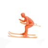 DIY Miniatures Garden Decoration Skiing Figures Resin Doll Model for Desk