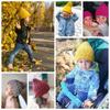 Solid Color Children's Knitted Hat Autumn Winter Girls Boys Cap New Crochet Baby Hat  Kids Beanie