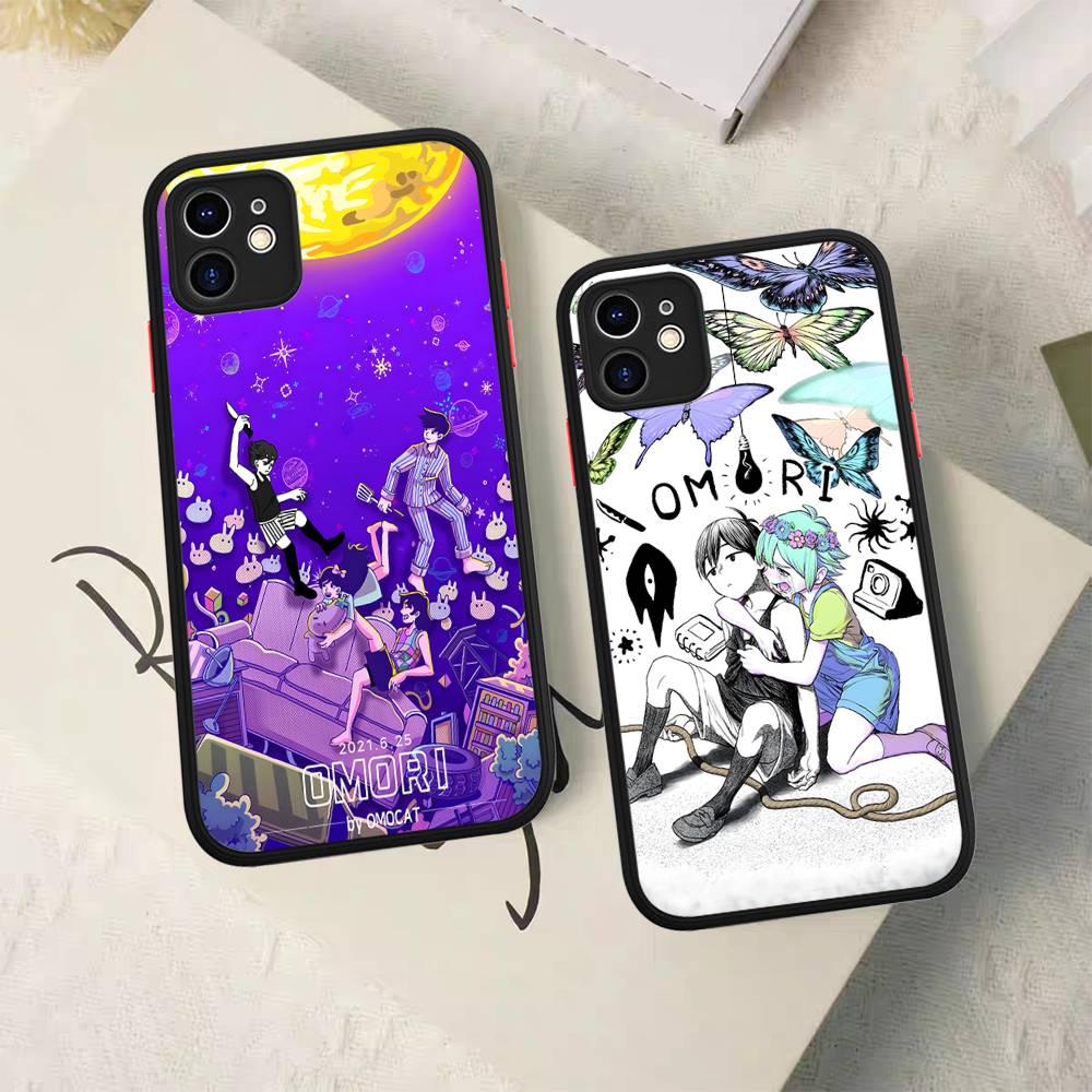 Game Omori Silicone Case For IPhone 16 15 14 13 12 11 Pro Max Plus X XS MAX Shockproof Matte Cover