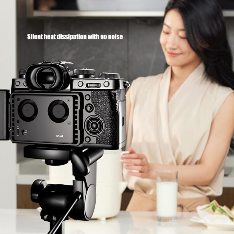 Ventilator de răcire pentru cameră pentru ZV-E1/A7M4/A7C/A7S3/ZV-E10/A6700/A7C2 Accesorii pentru înregistrare video live streaming cameră