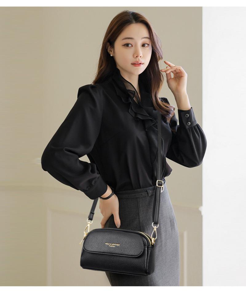 Prosta damska torba listonoszka, codzienna torba crossbody, modna torba na ramię, torebka z miękkiej skóry PU, odpowiednia do codziennego użytku i na zakupy