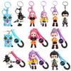 Kpop Devil Hunter Keychain, Tiger Character PVC Figure Keychain, Cute Harajuku Style Key Ring for Kids & Fans ChristmasGift