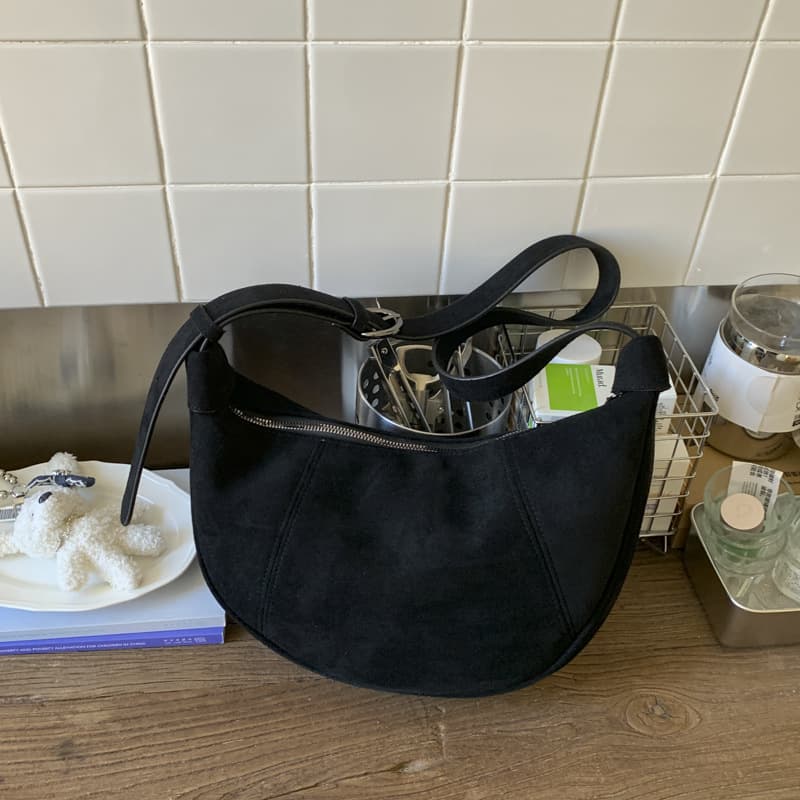 Vielseitige Damen-Umhängetasche mit einer Schulter Runder Retro-Beutel